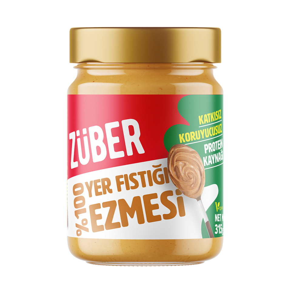 ZÜBER %100 FISTIK EZMESİ 315 GR