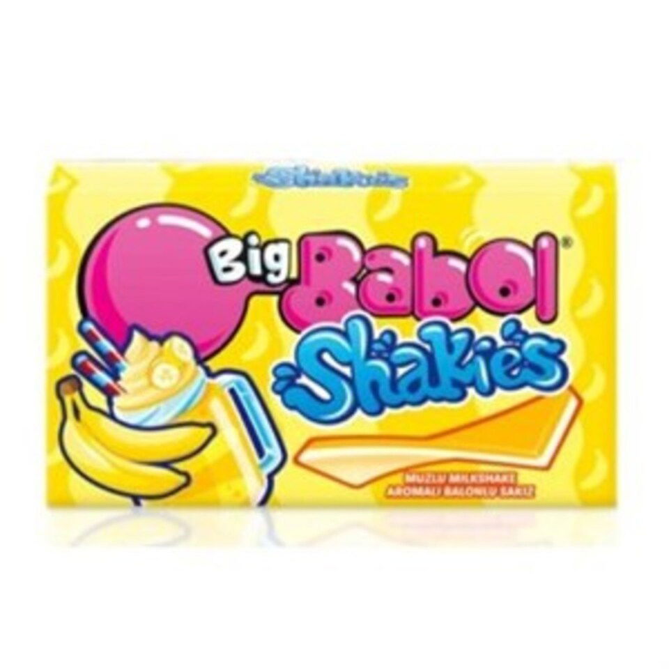 BİG BABOL SAKIZ SHAKIES 26 GR.- MUZ(CÜZDAN)