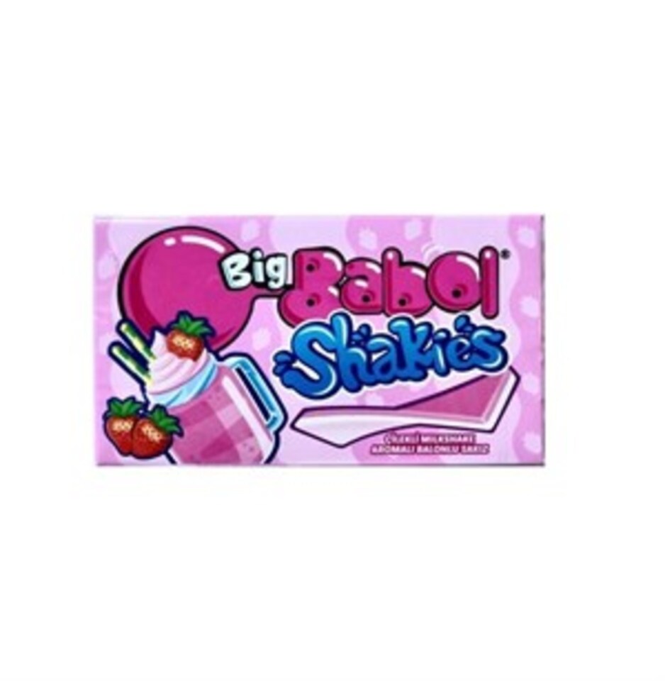 BİG BABOL SAKIZ SHAKIES 26 GR.- ÇİLEK(CÜZDAN)