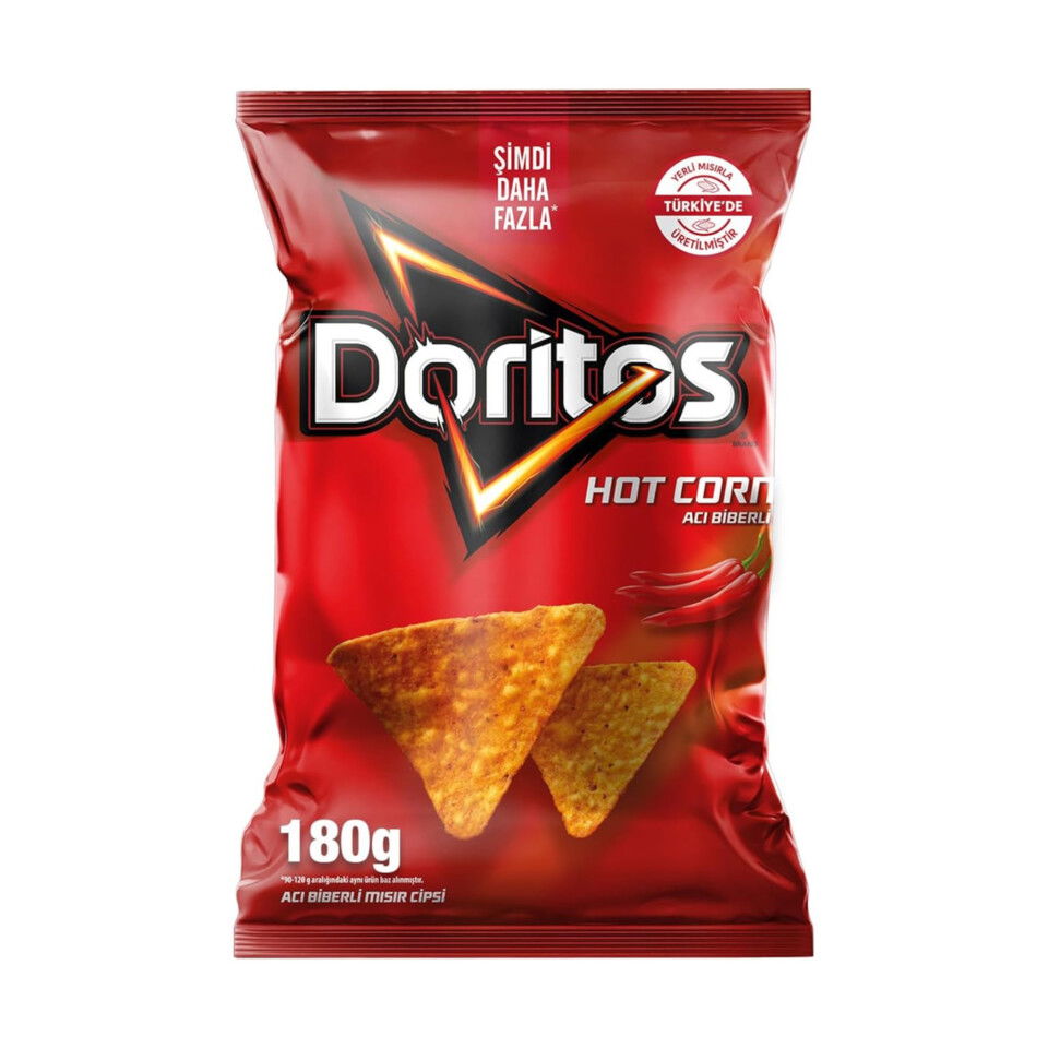 DORİTOS CİPS 180 GR-HOT CORN (PARTİ BOY)