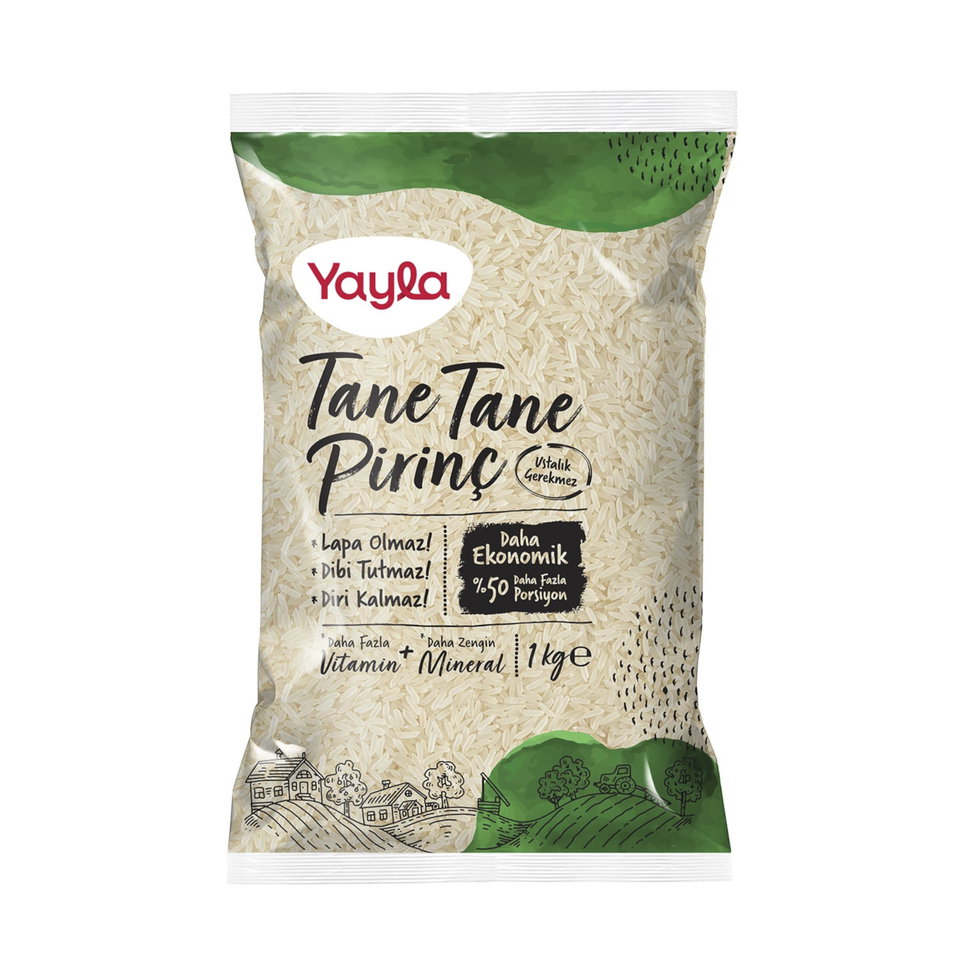 YAYLA TANE TANE PİRİNÇ 1000GR