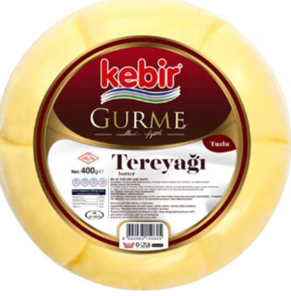 KEBİR GURME TEREYAĞI 400 GR TUZLU