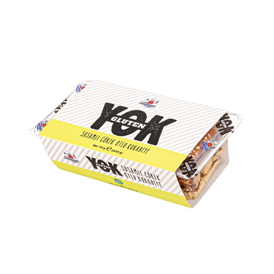 SİNANGİL GLUTEN YOK KURABİYE SUSAMLI/ÇÖREKOTLU 110
