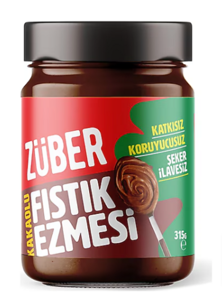 ZÜBER KAKAOLU FISTIK EZMESİ 315 GR