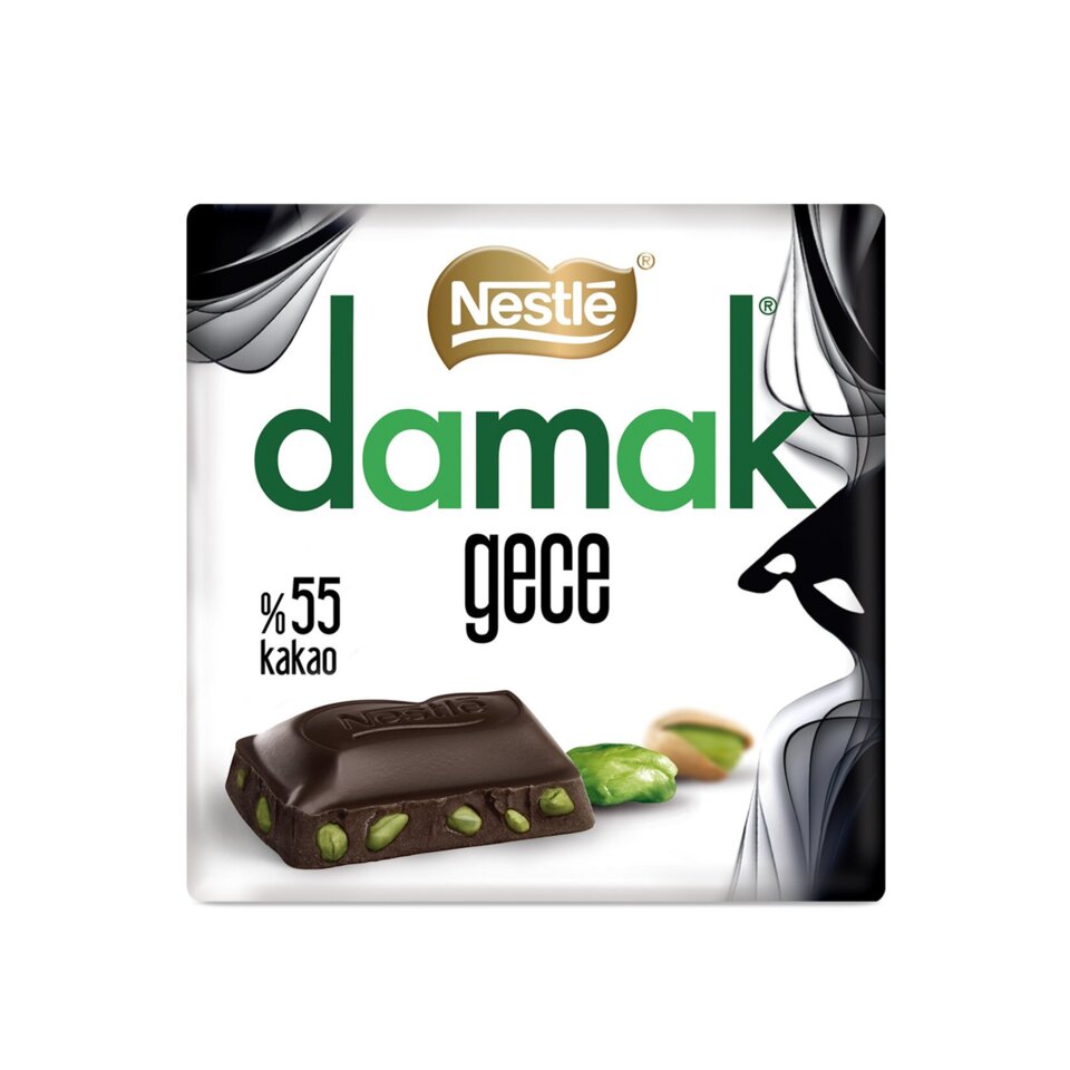 NESTLE ÇİKOLATA 60 GR. - DAMAK GECE (KARE)