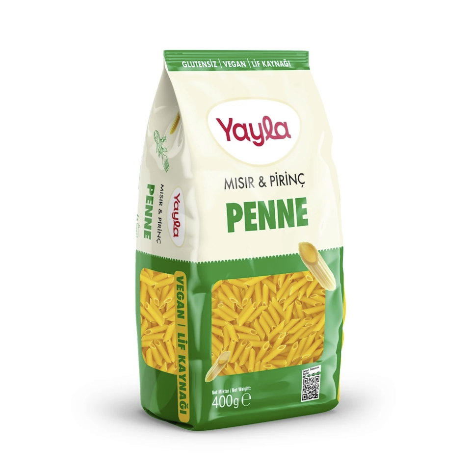 YAYLA  MISIR PİRİNÇ MAKARNA 400 GR PENNE