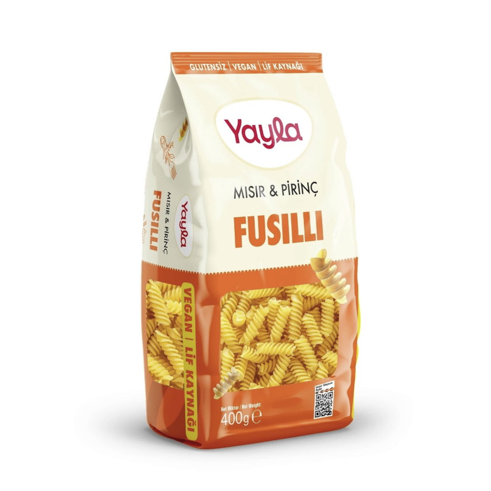 YAYLA MISIR PİRİNÇ MAKARNA 400 GR FUSULİ