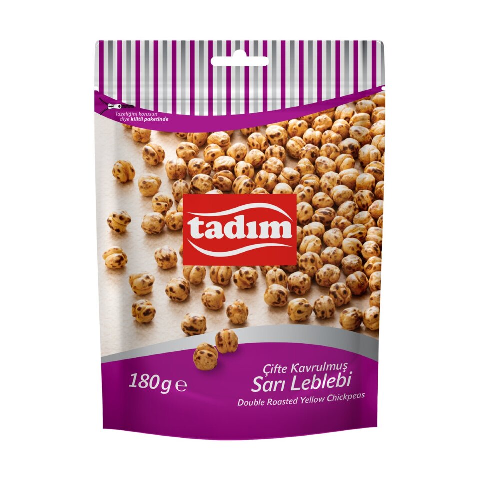 TADIM ÇİFT KAVRULMUŞ SARI LEBLEBİ 180 GR