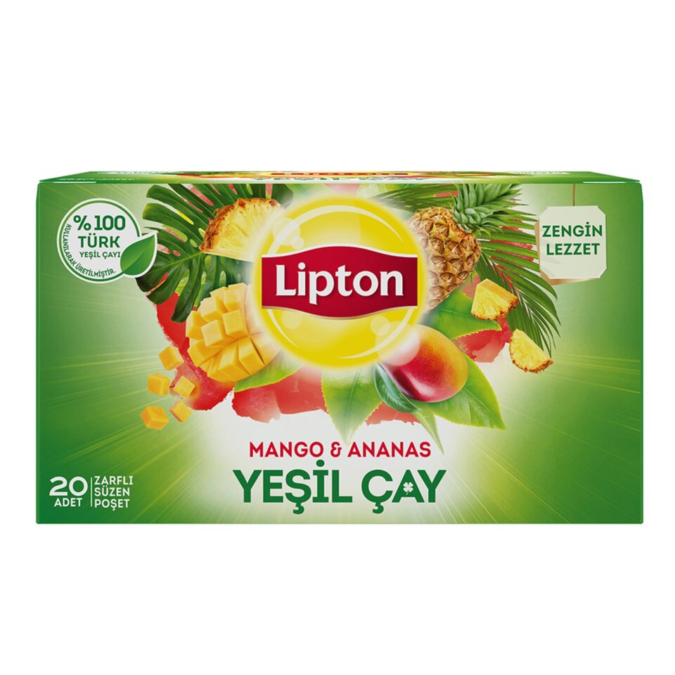 LİPTON YEŞİL ÇAY MANGO&ANANAS 20Lİ
