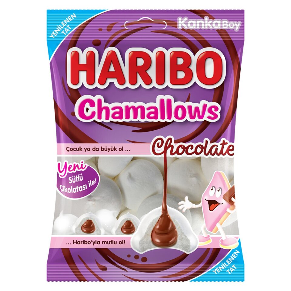HARİBO CHAMALLOWS ÇİKOLATALI 62 GR.