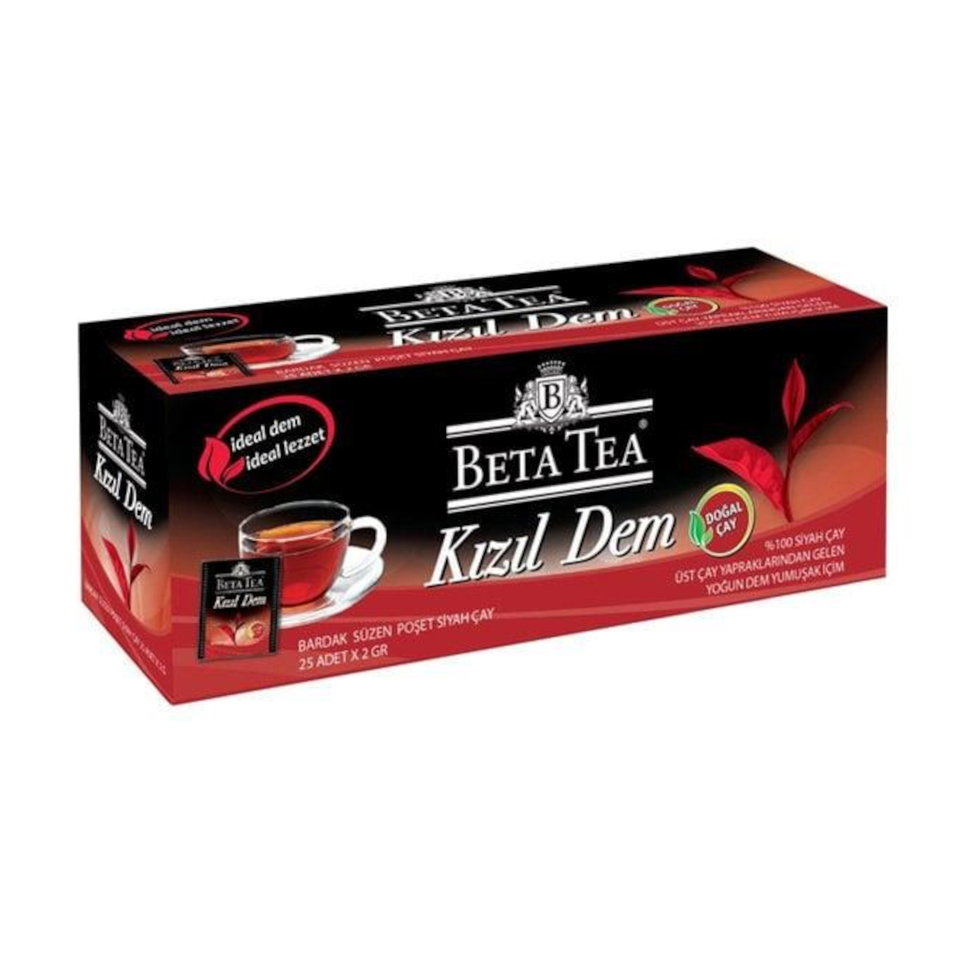 BETA BARDAK ÇAY 25*2 GR-KIZILDEM