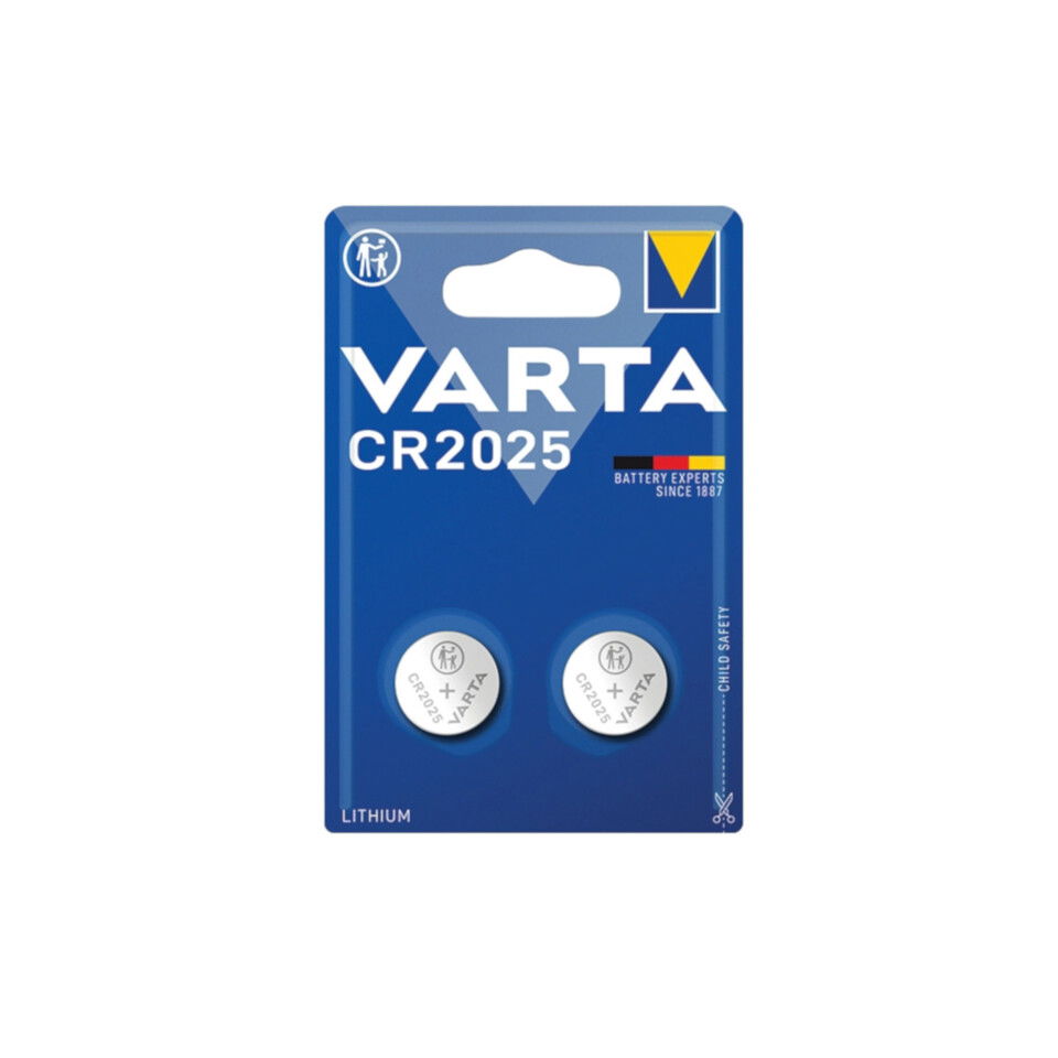 VARTA DÜĞME PİL 2'Lİ- CR2025
