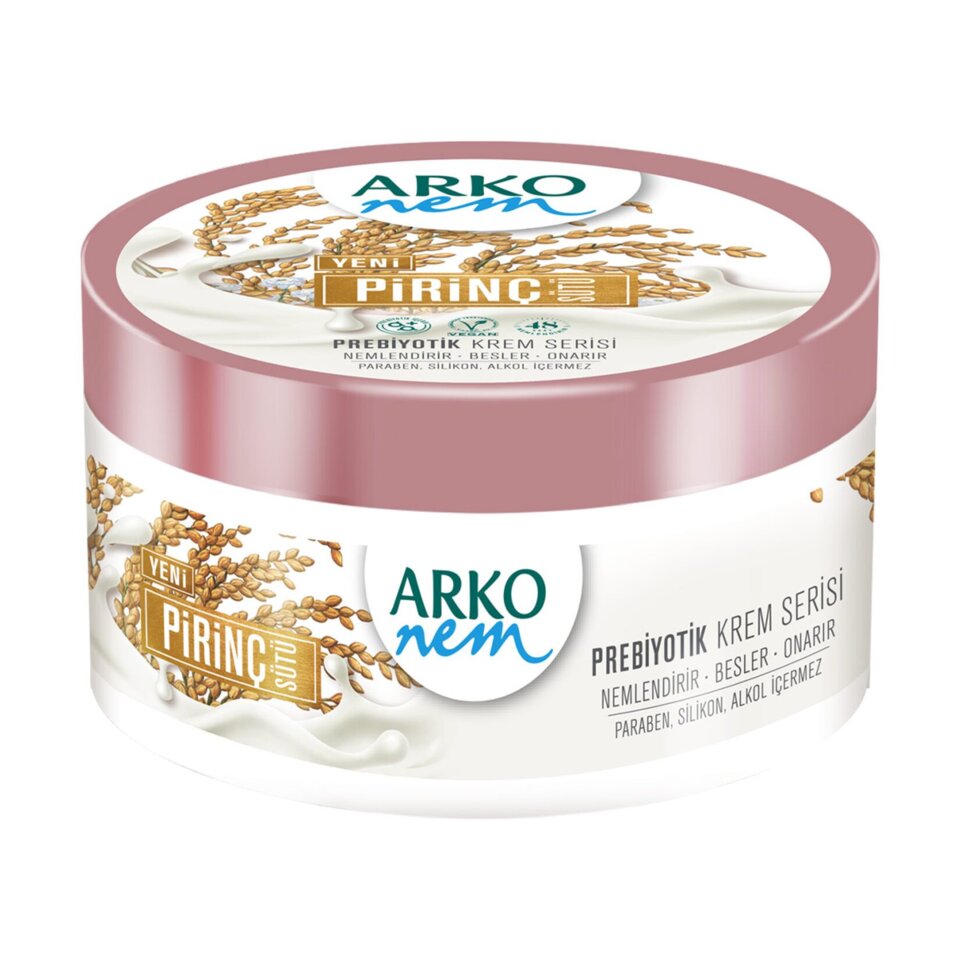 ARKO NEM KREM PREBİYOTİK 250 ML-PİRİNÇ SÜTÜ
