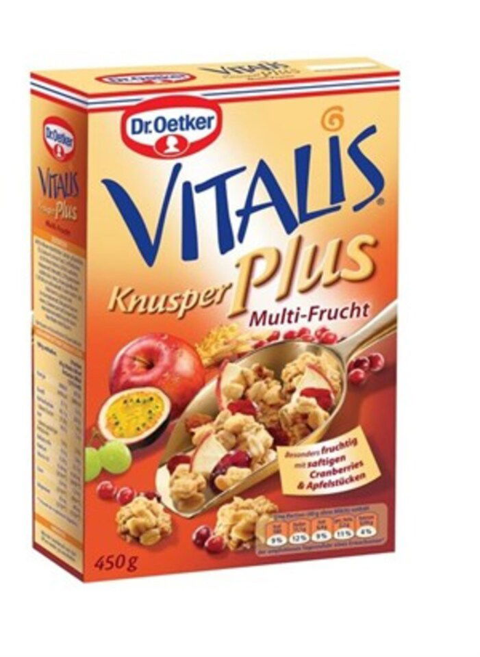 DR.OETKER VİTALİS 450 GR.-MULTİ MEYVELİ ÇITIR