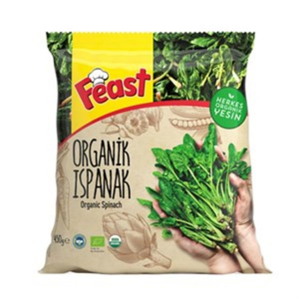 FEAST ORGANİK ISPANAK 450 GR
