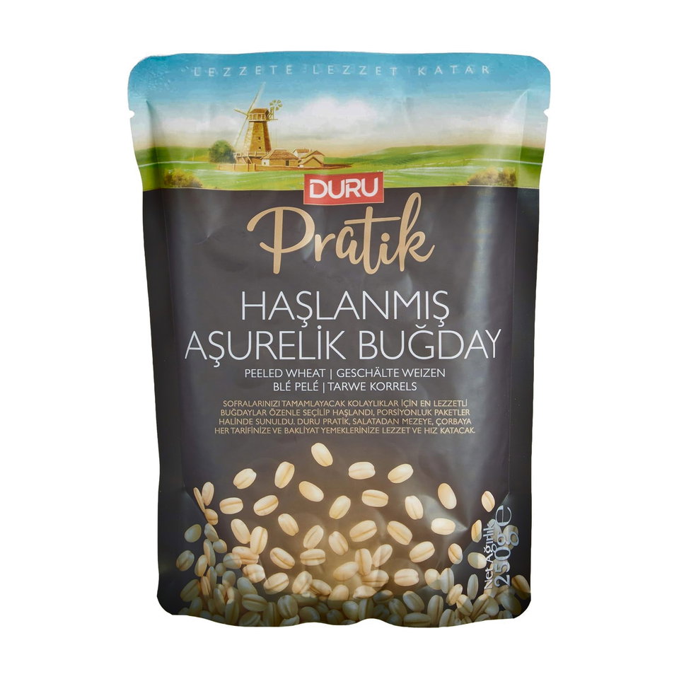 DURU PRATİK HAŞLANMIŞ AŞURELİK BUĞDAY 250 GR