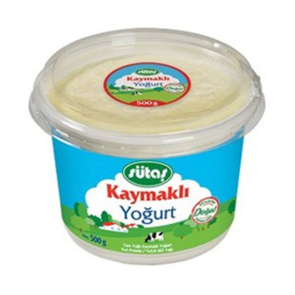 SÜTAŞ YOĞURT 500 GR - KAYMAKLI
