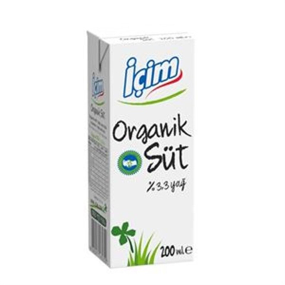 İÇİM SÜT 200 ML. ORGANİK
