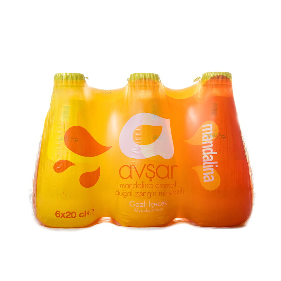 AVŞAR C PLUS MADEN SU 6*200 ML - MANDALİNA