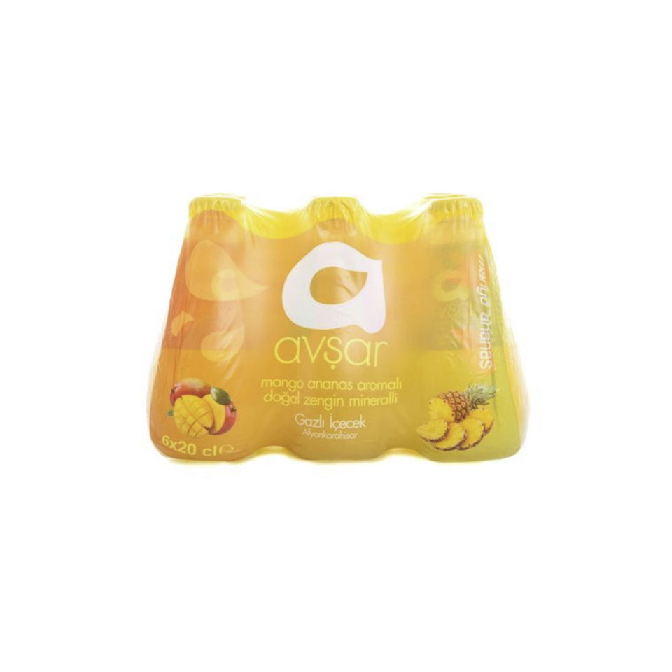 AVŞAR C PLUS MADEN SU 6*200 ML - MANGO & ANANAS
