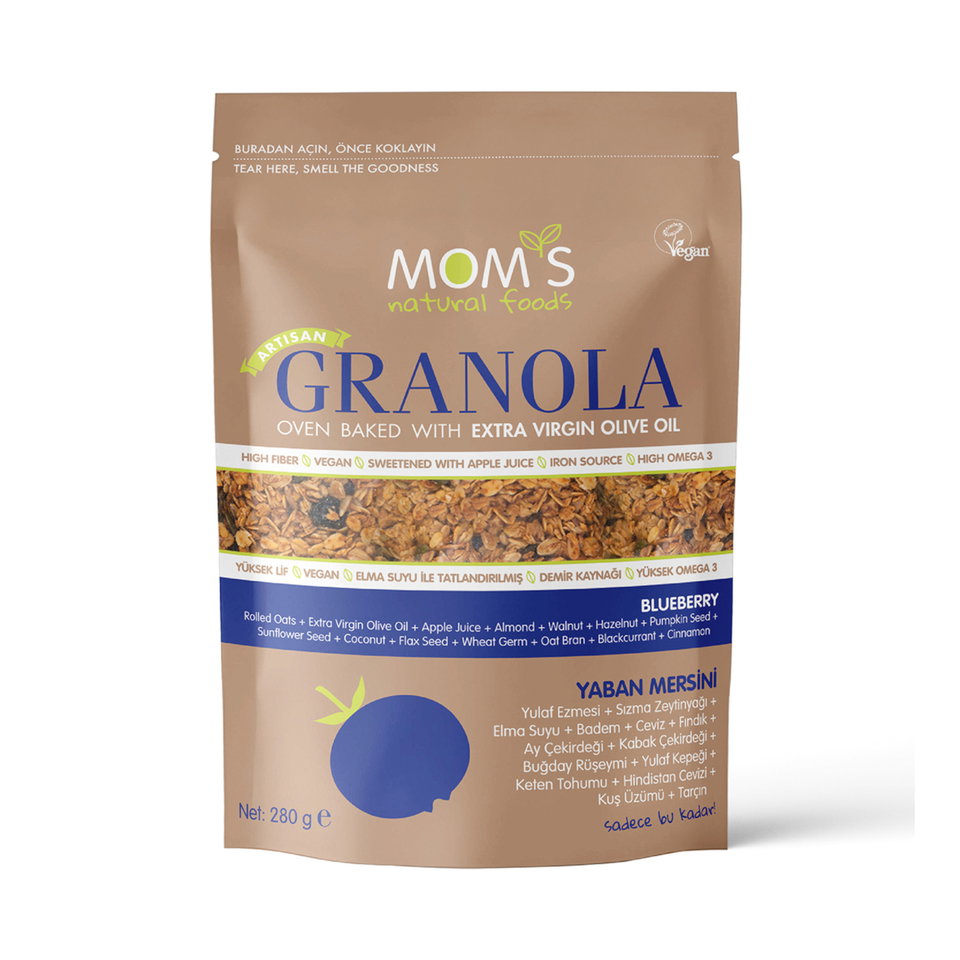 MOM'S GRANOLA 280 GR-YABAN MERSİN