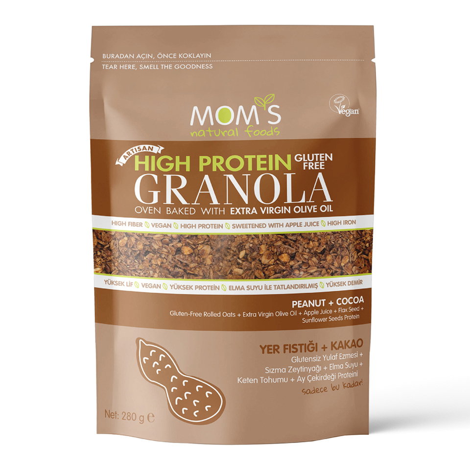 MOM'S GRANOLA 280 GR-YER FISTIK