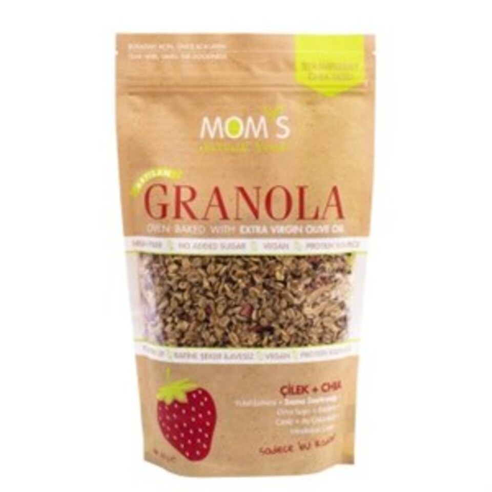 MOM'S GRANOLA 360 GR-ÇİLEK CHIA