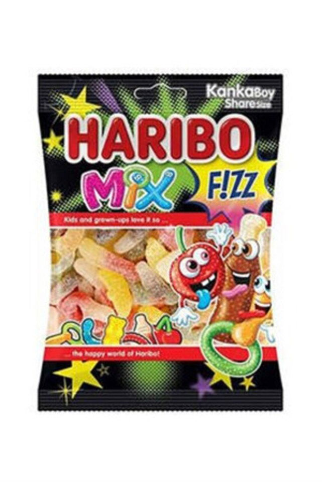 HARİBO FIZZ JEL ŞEKER 70 GR.-EKŞİ MİX