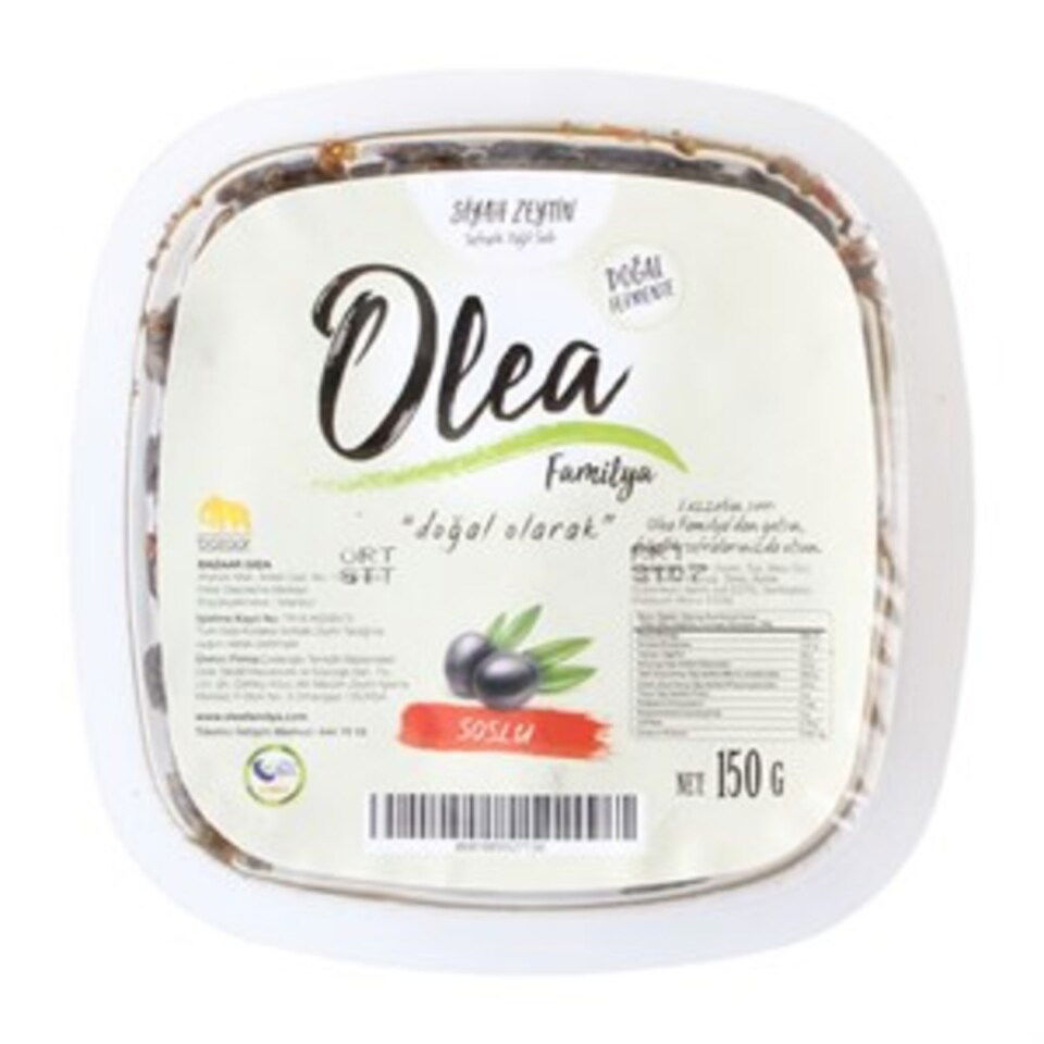 OLEA ZEYTİN 150 GR SİYAH SOSLU