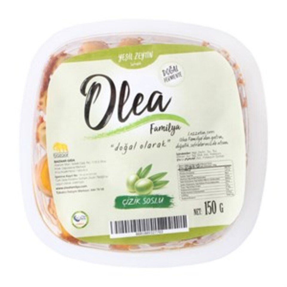 OLEA ZEYTİN 150 GR YEŞİL ÇİZİK SOSLU