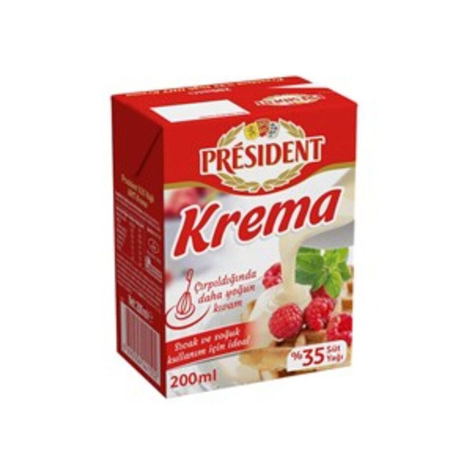 PRESIDENT KREMA 200 ML.
