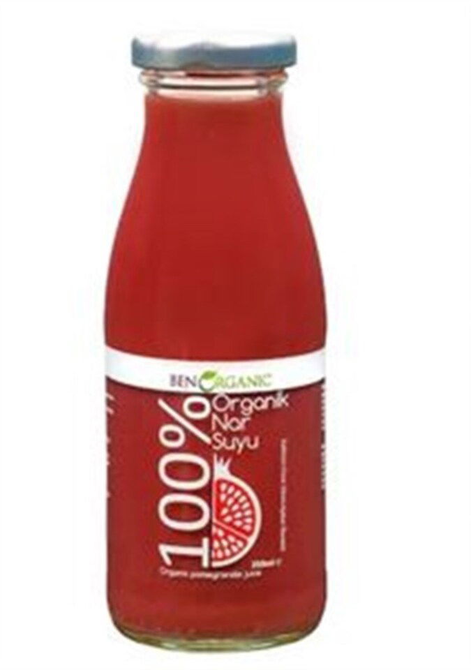 BENORGANİK NAR SUYU 250 ML.