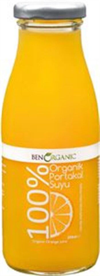 BENORGANİK PORTAKAL SUYU 250 ML.