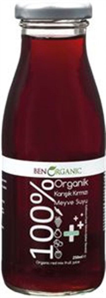 BENORGANİK KARIŞIK MEYVE SUYU 250 ML.