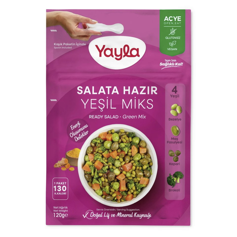 YAYLA SALATA HAZIR YEŞİL MİKS 120GR