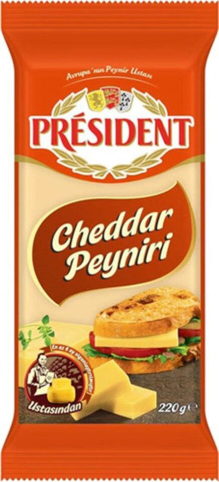 PRESIDENT CHEDDAR 220 GR.