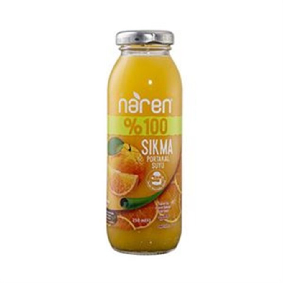 NAREN MEYVE SU 250 ML-PORTAKAL %100
