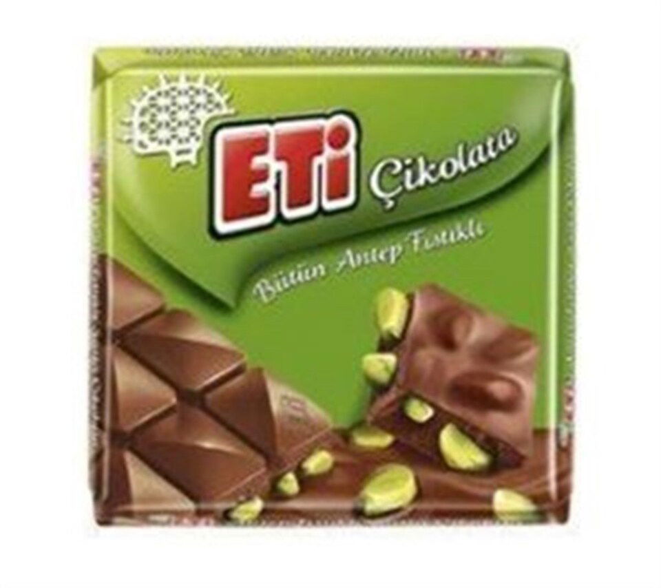 ETİ ÇİKOLATA 60 GR.-ANTEP FISTIK (KARE)