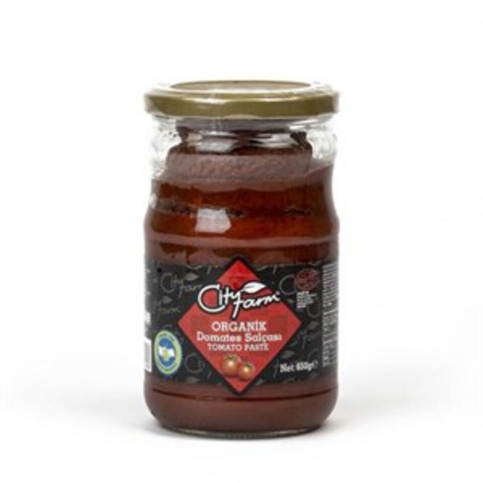 CİTY FARM ORGANİK DOMATES SALÇASI 650 GR