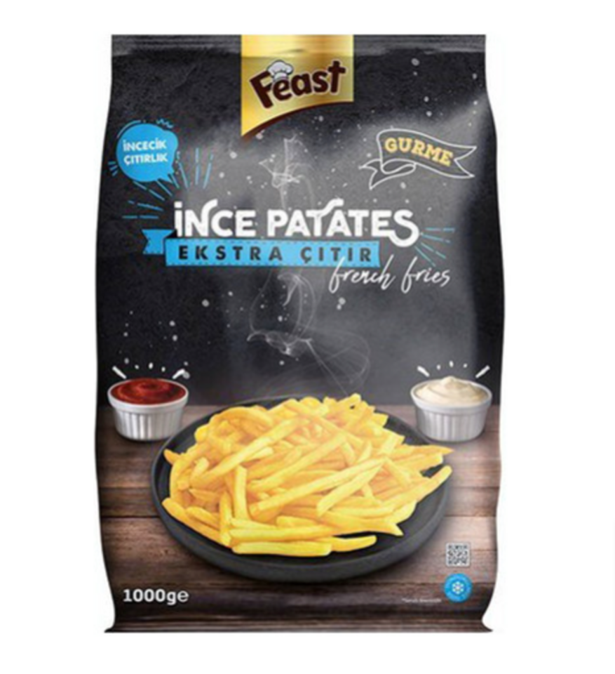 FEAST PARMAK PATATES 7X7 MM 1000 GR