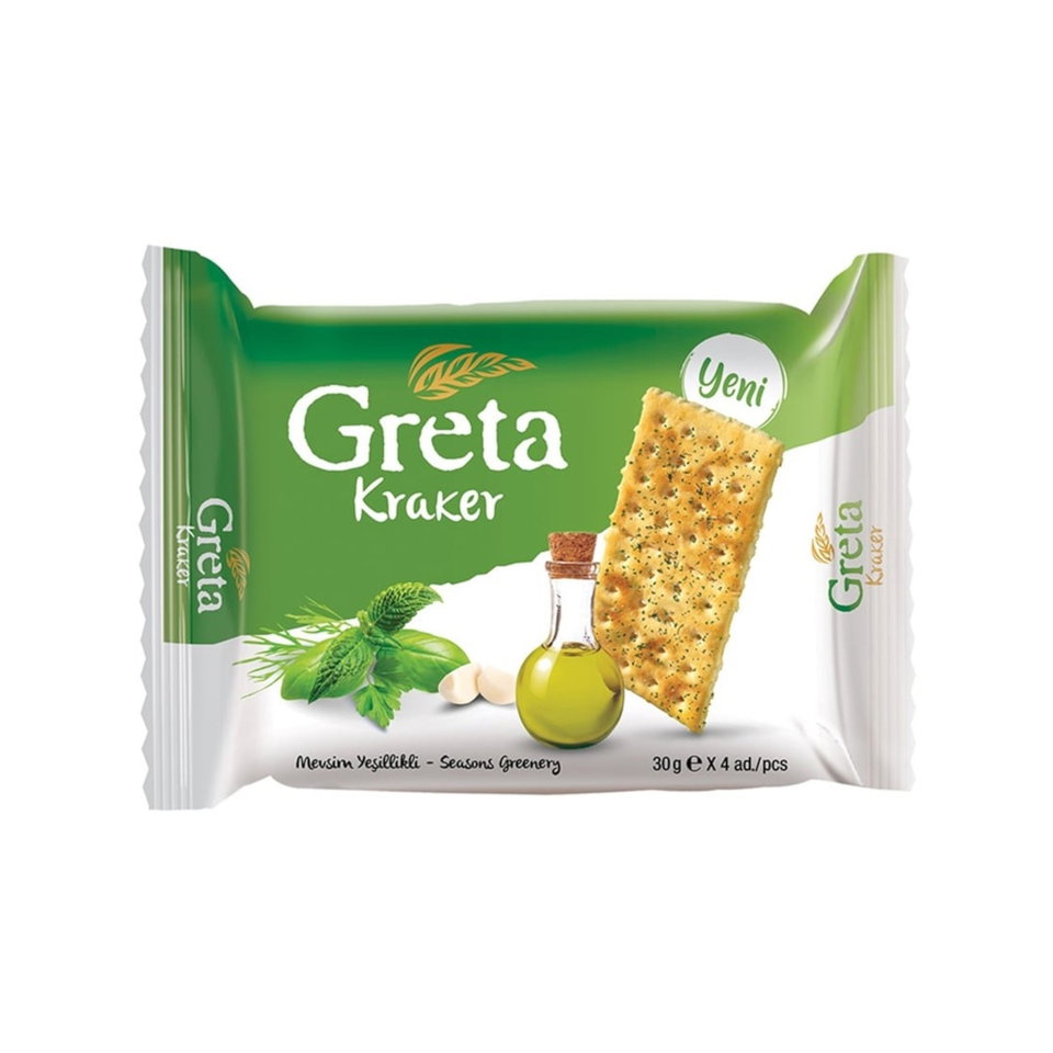 ŞÖLEN GRETA KRAKER MEVSİM YEŞİLLİKLİ 30GR