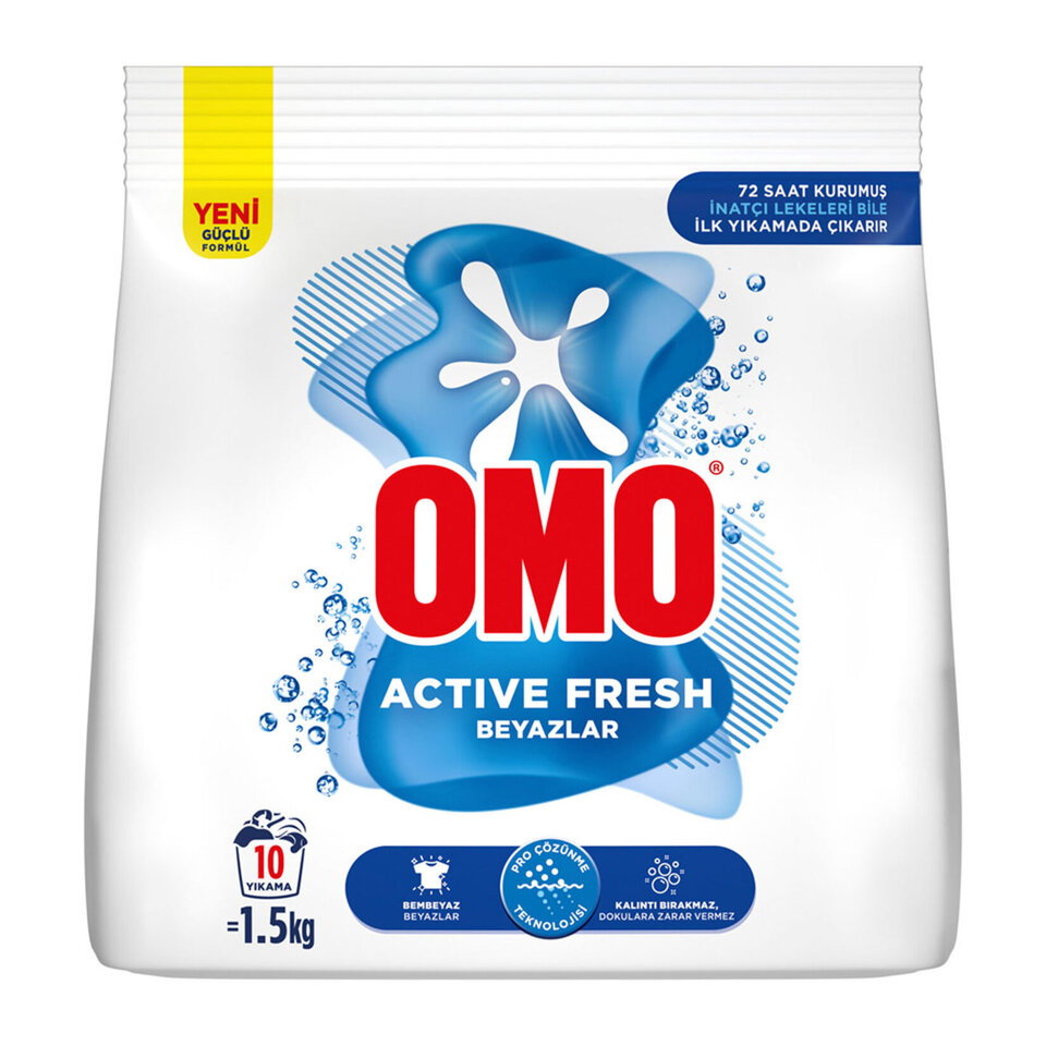 OMO MATİK 1,5 KG-ACTIVE FRESH