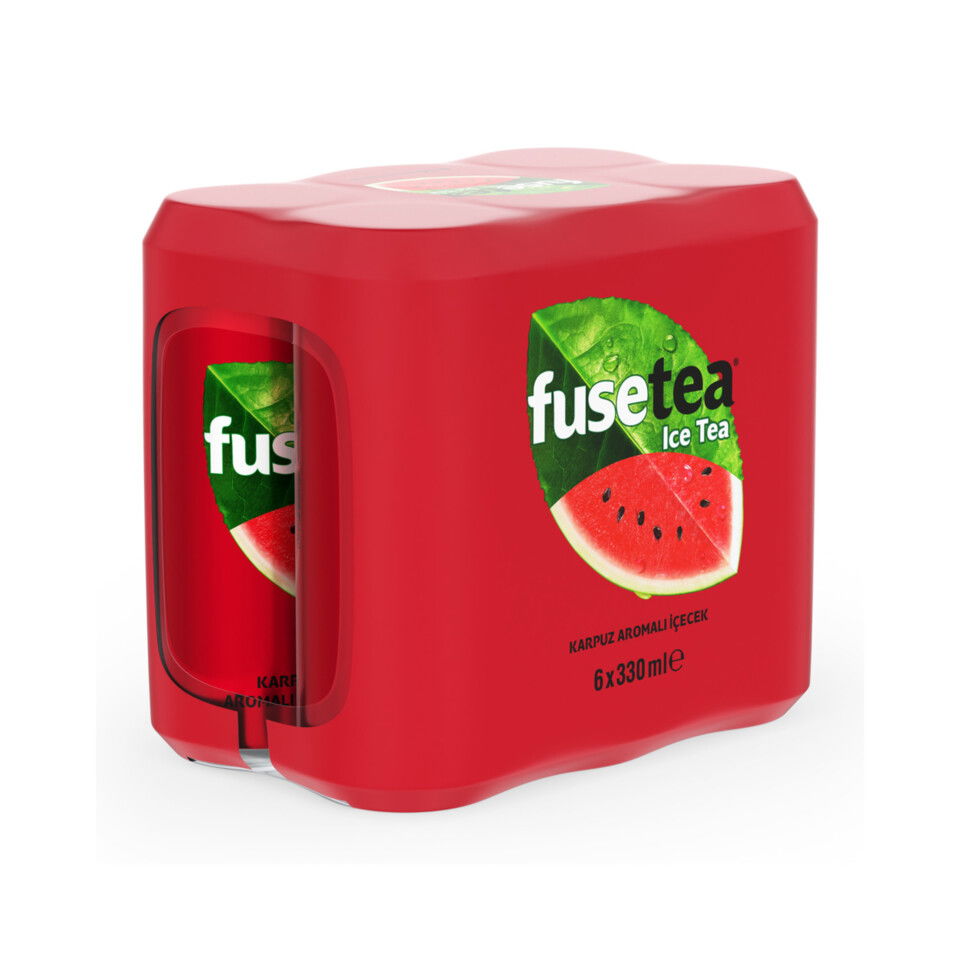 FUSE TEA SOĞUK ÇAY 6*330 ML-KARPUZ (CAN)
