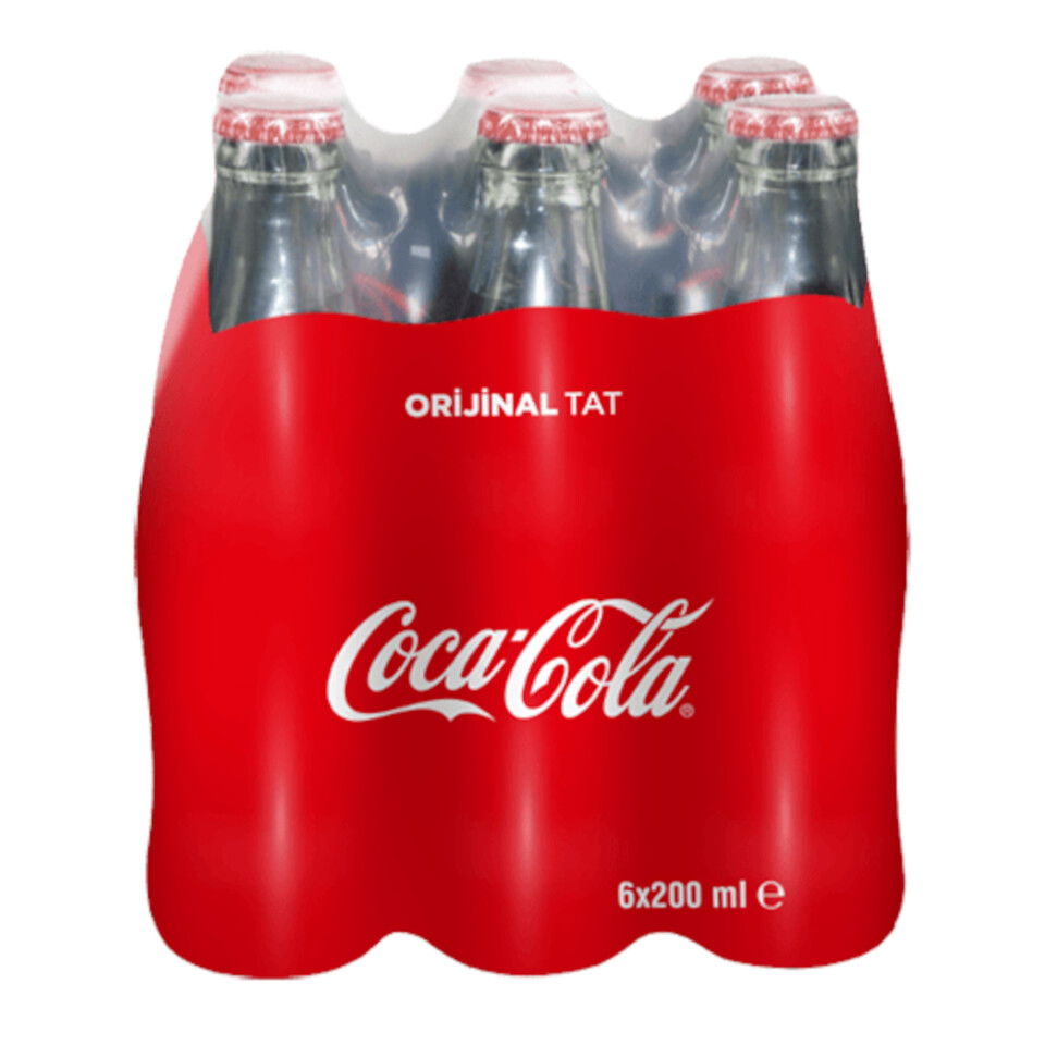COCA COLA 6*200 ML (ŞİŞE)
