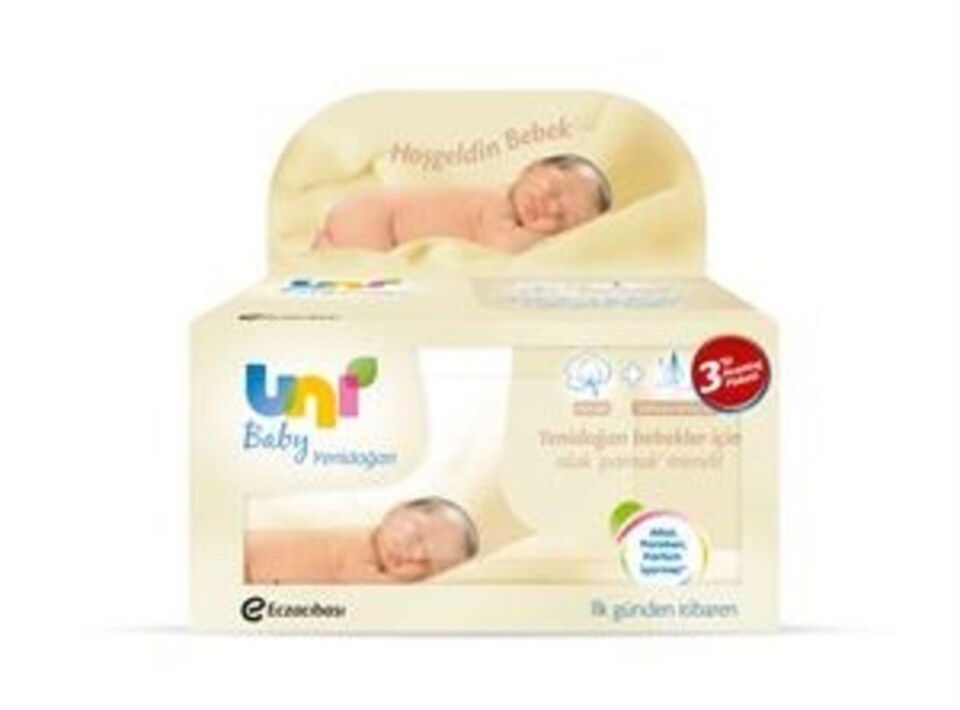 UNI BABY ISLAK HAVLU 3*40'LI-YENİDOĞAN