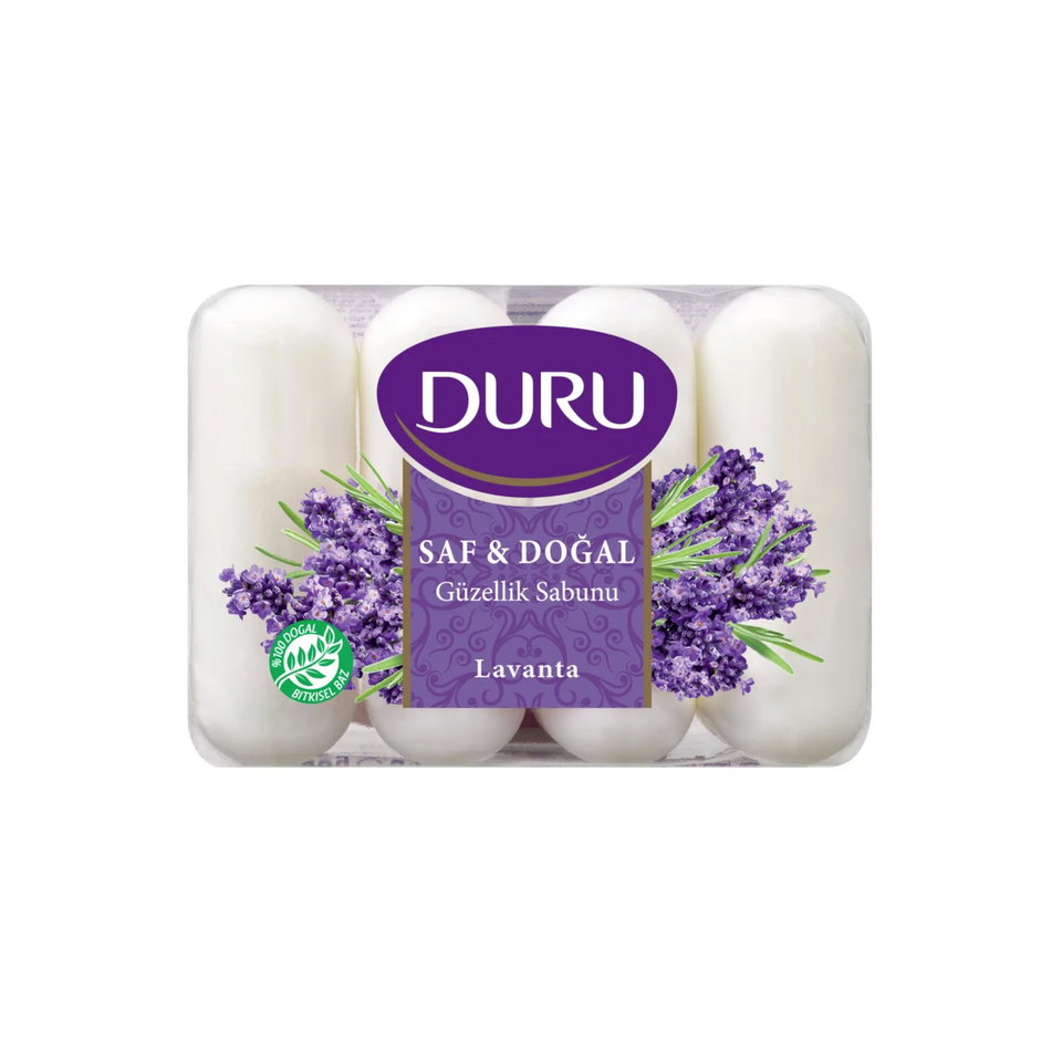 DURU SAF&DOĞAL SABUN 4*70 GR-LAVANTA