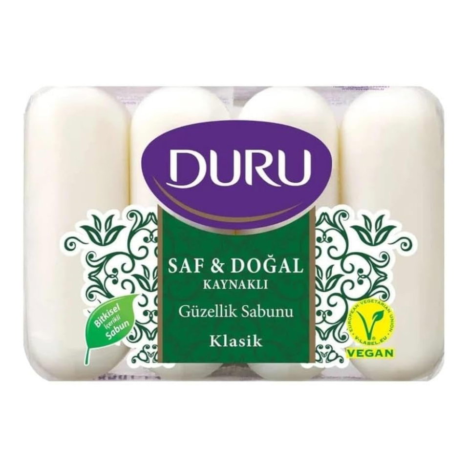 DURU SAF&DOĞAL SABUN 4*70 GR-KLASİK