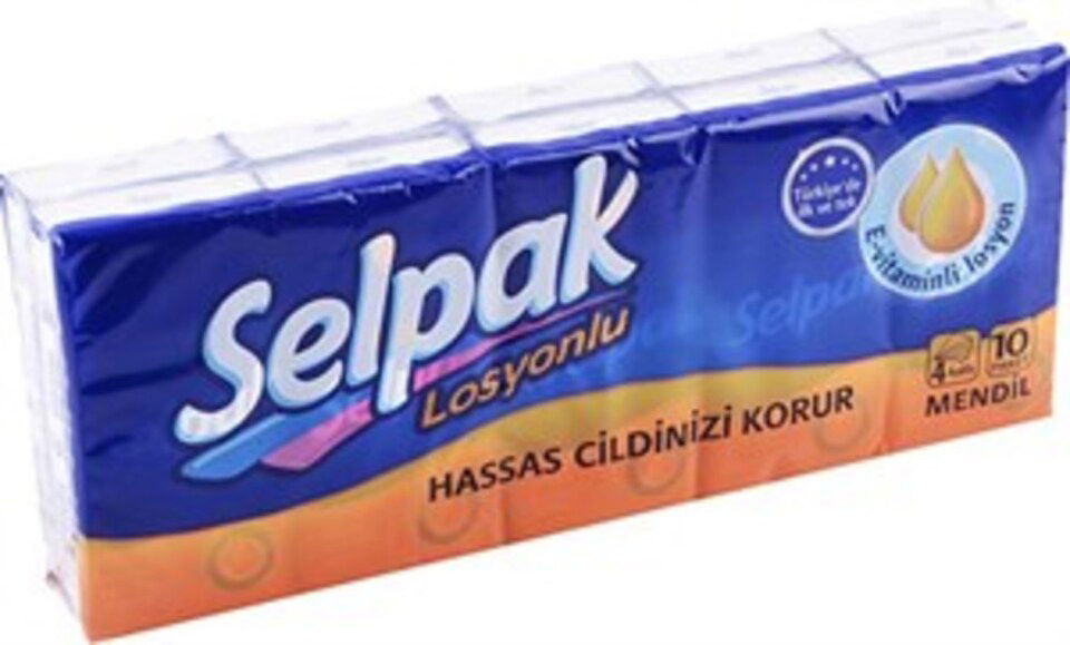 SELPAK MENDİL 10'LU-LOSYONLU
