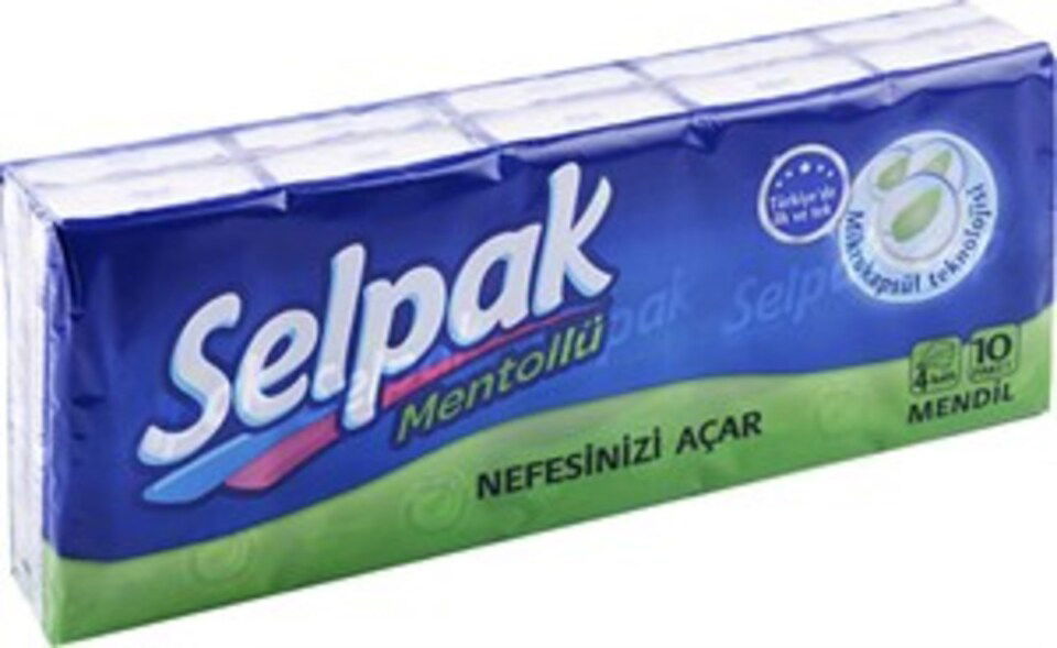 SELPAK MENDİL 10'LU-MENTOLLÜ