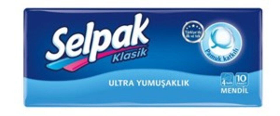 SELPAK MENDİL 10'LU-BEYAZ-SADE